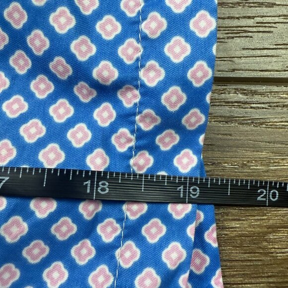 Peter Millar Men's Swim Trunks Blue Printed, Drawstring, Mesh Liner, Summer - Picture 13 of 16